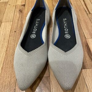 Rothy's Women's Gray The Point Flats NWOT Size 10
